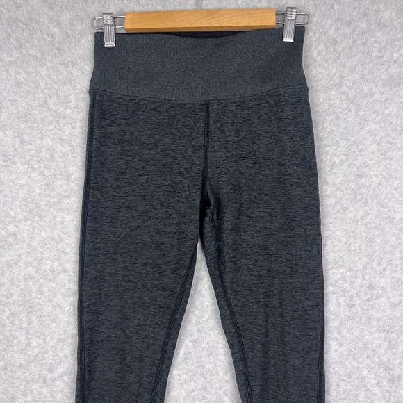 Alo Yoga Charcoal Grey High Waisted Alosoft Lounge Legging Size Medium - Picture 3 of 13